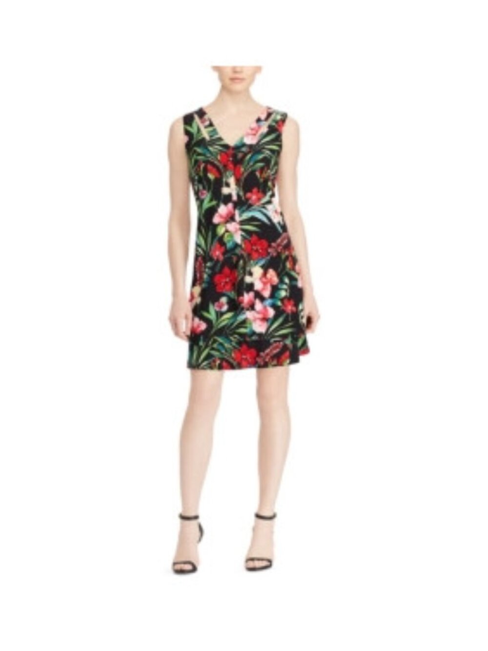 American Living Womens Trish Sleeveless Cut Out Casual Dress